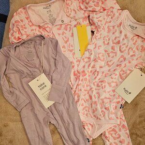 Kyte BABY Bundle - SS Bodysuit (6-12 mo) 2  Rompers - NWT